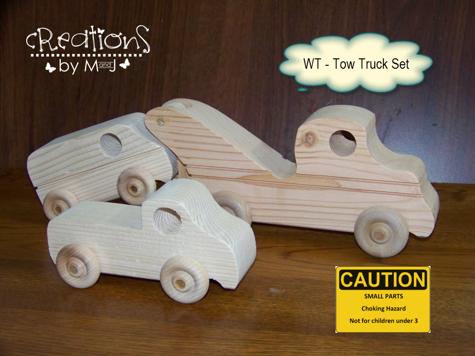 small wooden truck